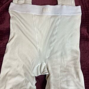 White Ribbed Men's Underwear